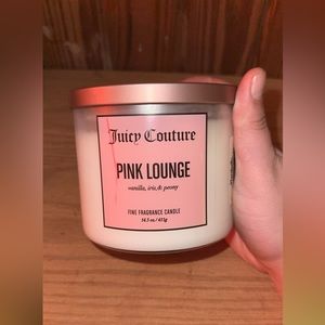 Pink lounge Juicy Couture candle